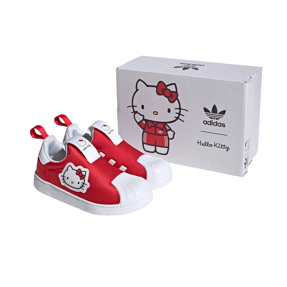 + Hello Kitty Kid's Superstar 360 'Vivid Red'