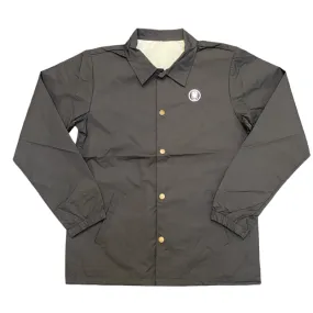 1 Skull Coaches Rain Jacket | Black