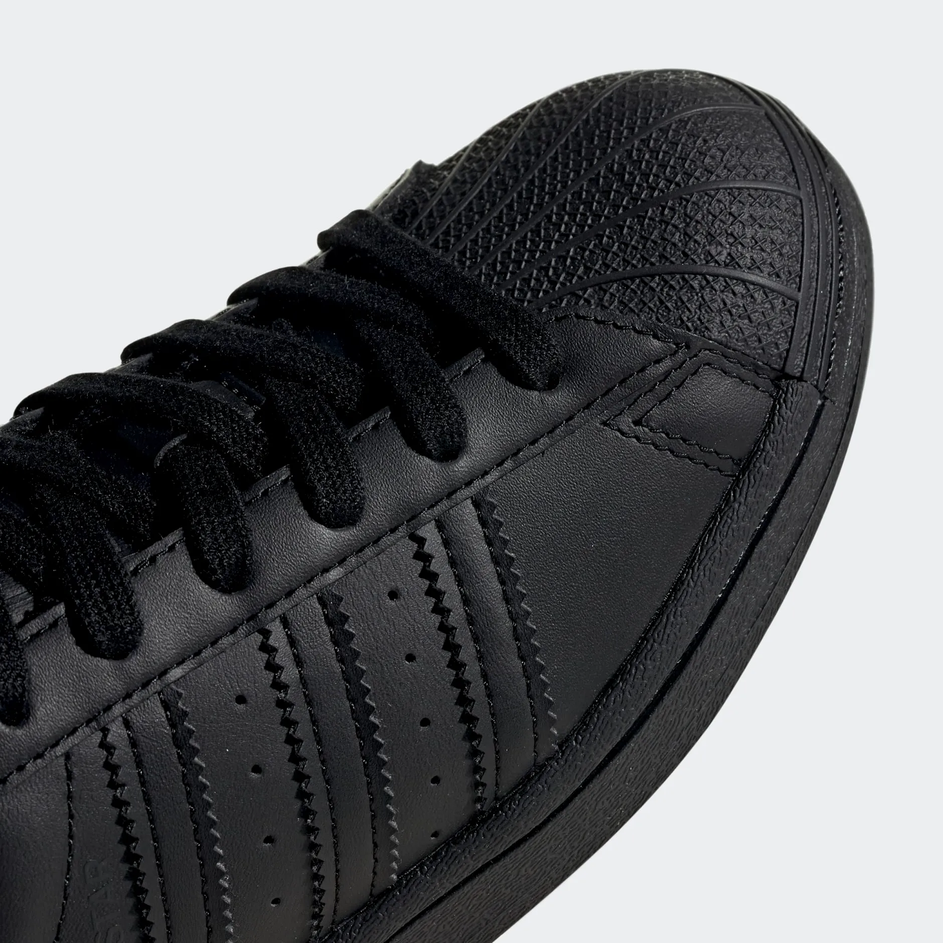 Adidas Kid's Superstar Shoes - All Black