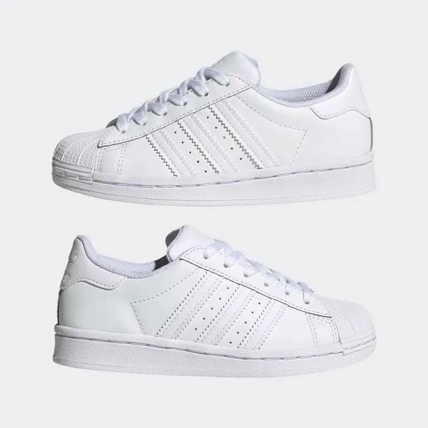 Adidas Kid's Superstar Shoes - Cloud White