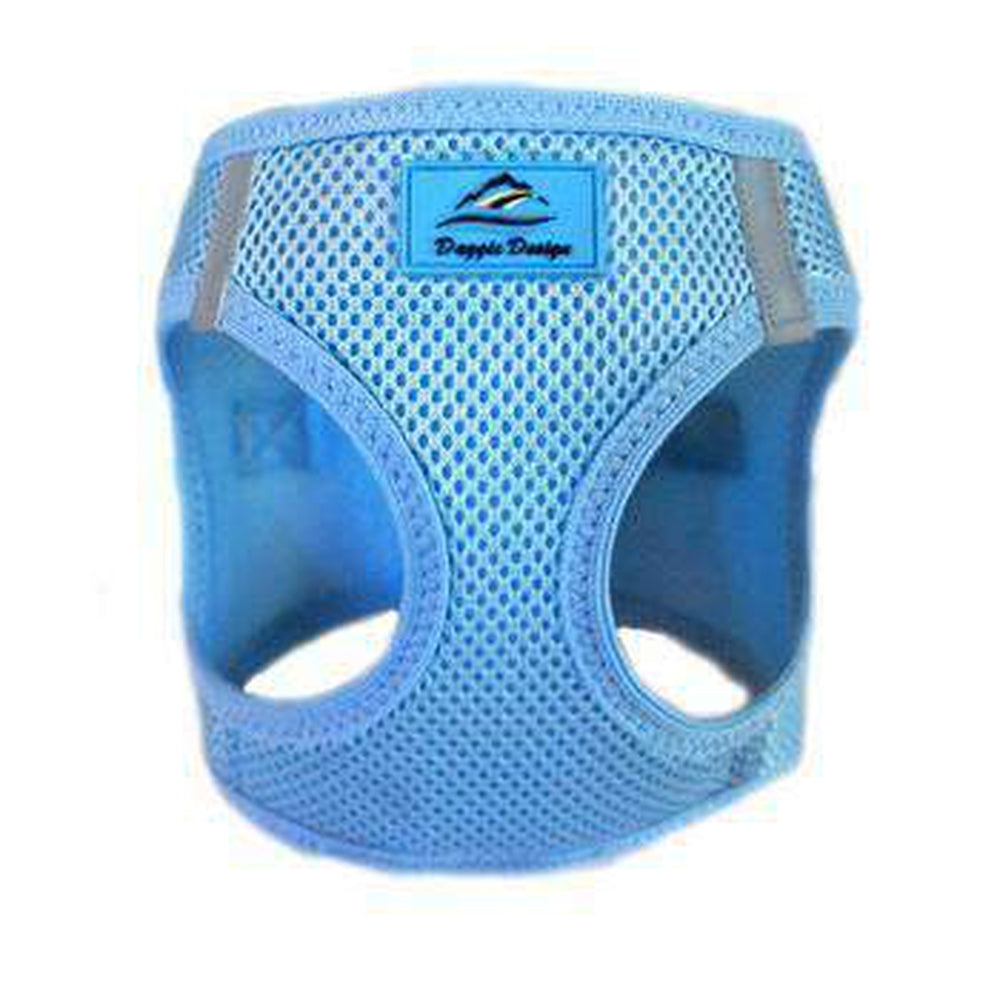 American River Ultra Choke-Free Mesh Dog Harness - Light Blue