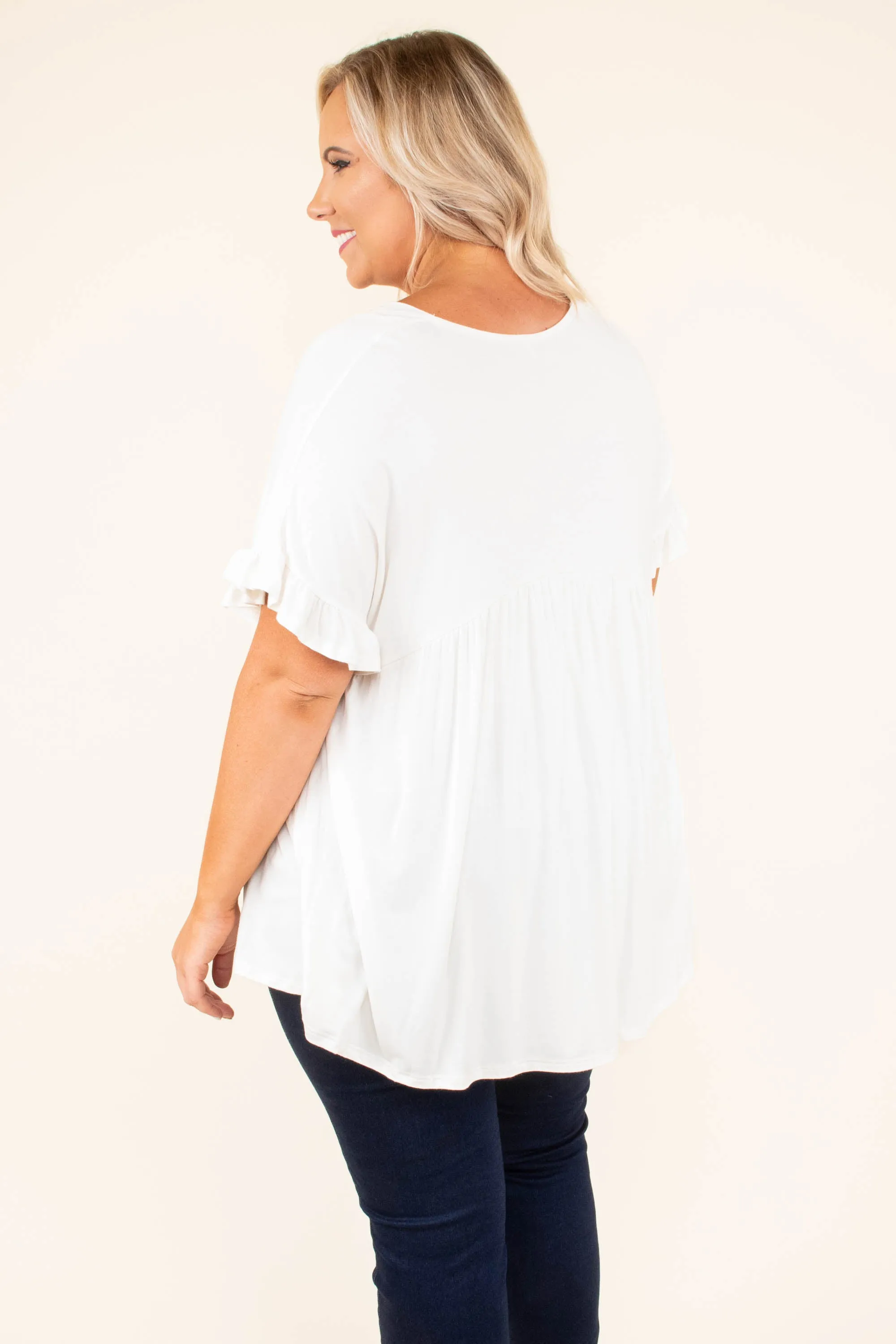 Bittersweet Beginnings Top, Ivory