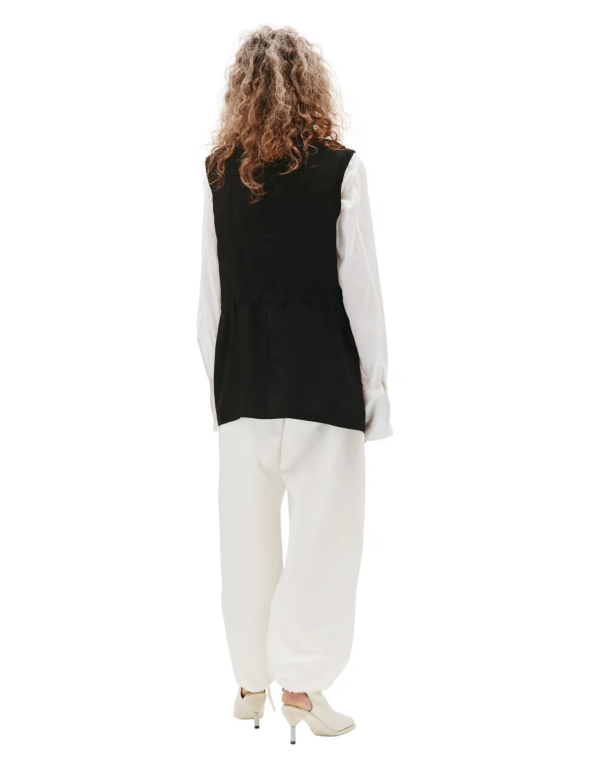 Black Rayon Vest