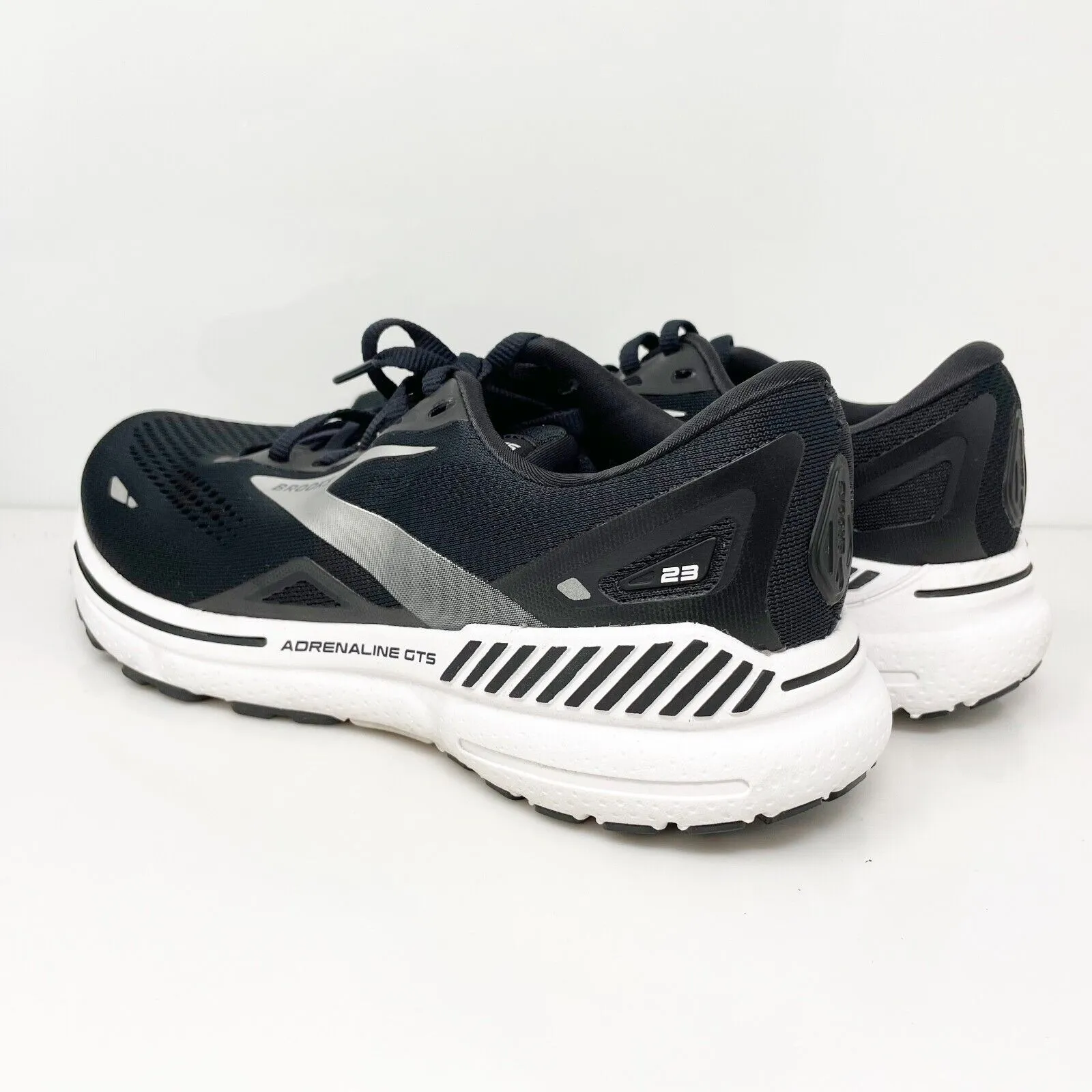 Brooks Womens Adrenaline GTS 23 1203811B004 Black Running Shoes Sneakers Sz 8 B