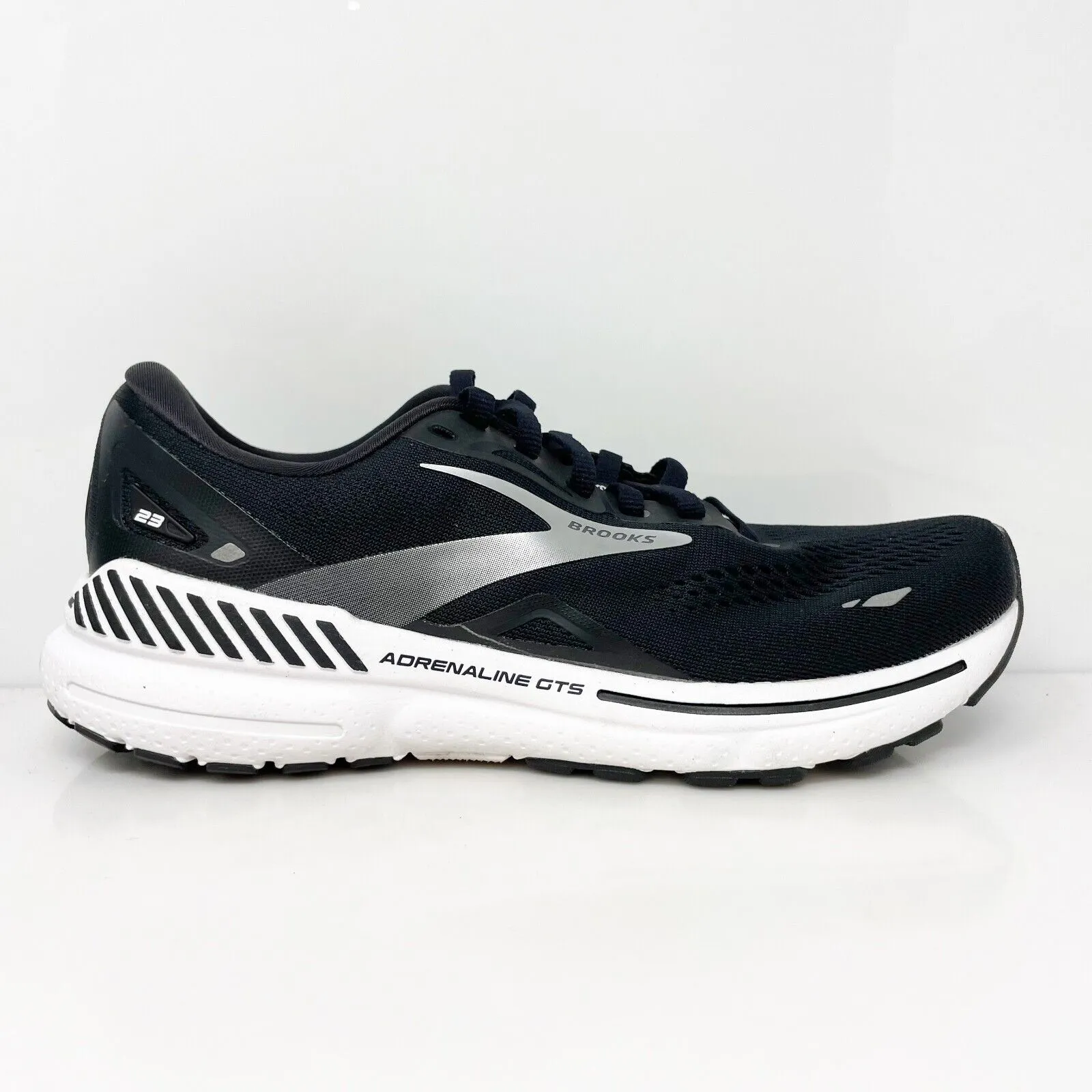 Brooks Womens Adrenaline GTS 23 1203811B004 Black Running Shoes Sneakers Sz 8 B