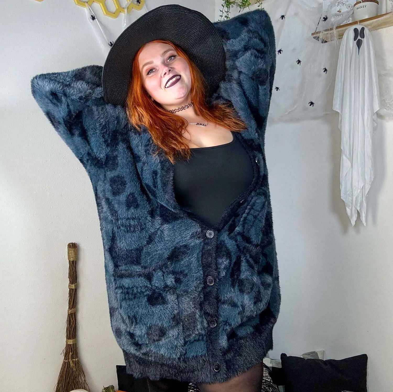 Catacomb Fluffy Cardigan