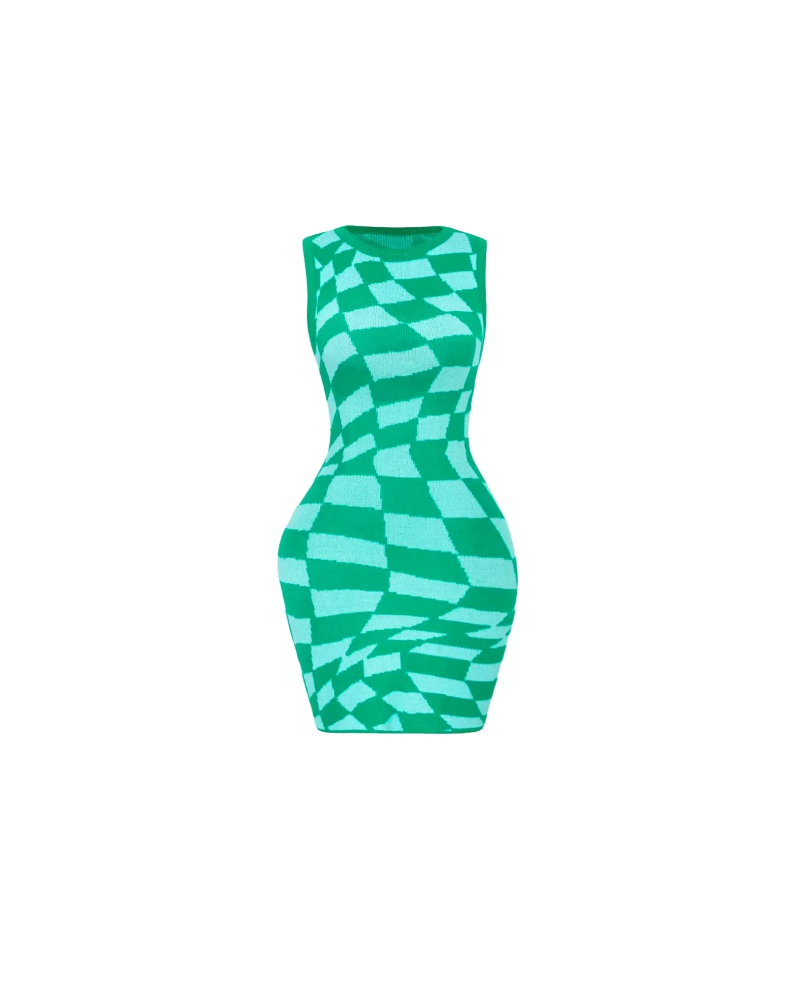 Chess Not Checkers Bodycon Mini Dress