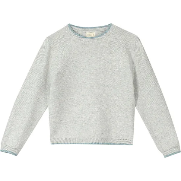 ettie + h Penryn Sweater, Grey/Teal