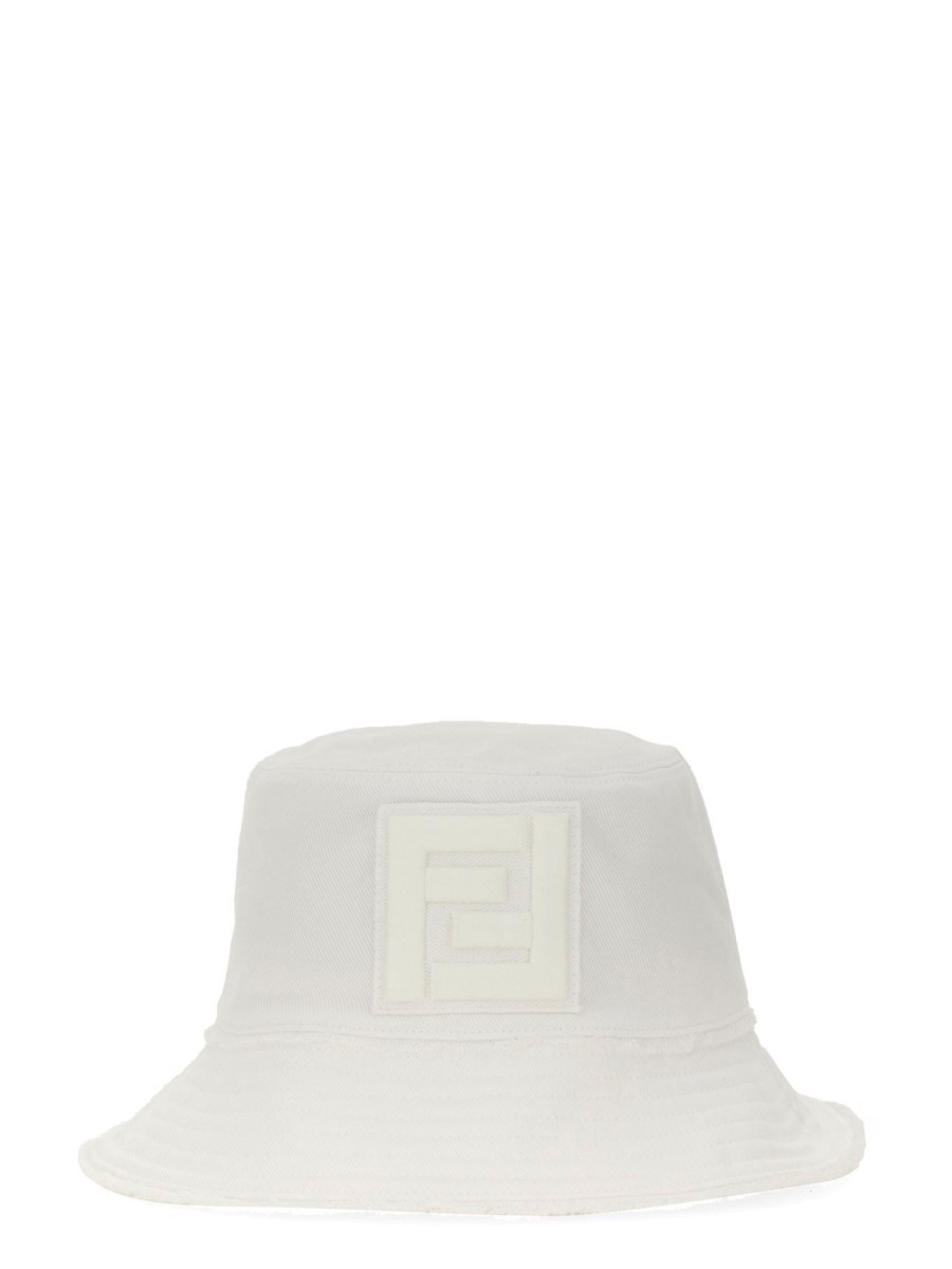 FENDI    COTTON DENIM BUCKET HAT