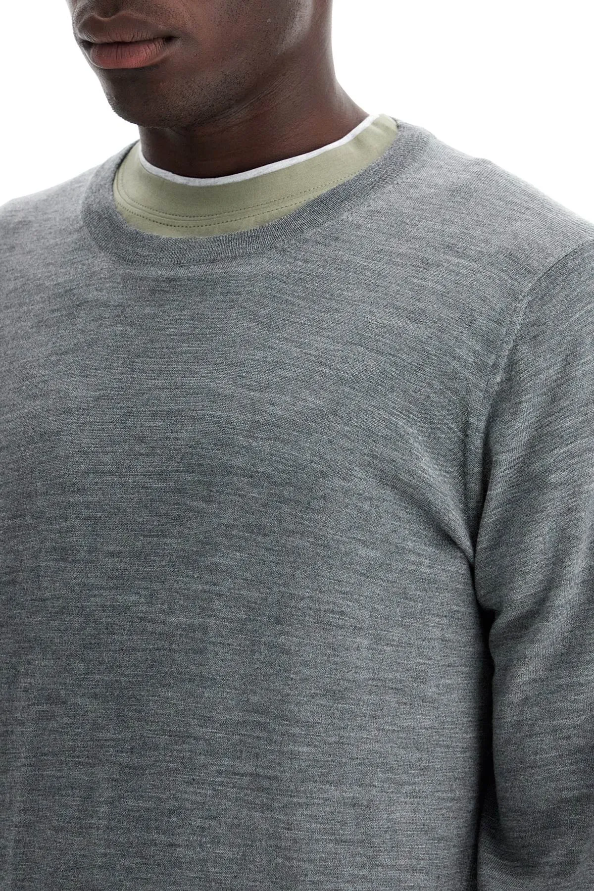 FINE WOOL-CASHMERE SWEATER