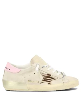 GOLDEN GOOSE Super-Star Beige Leather Sneakers