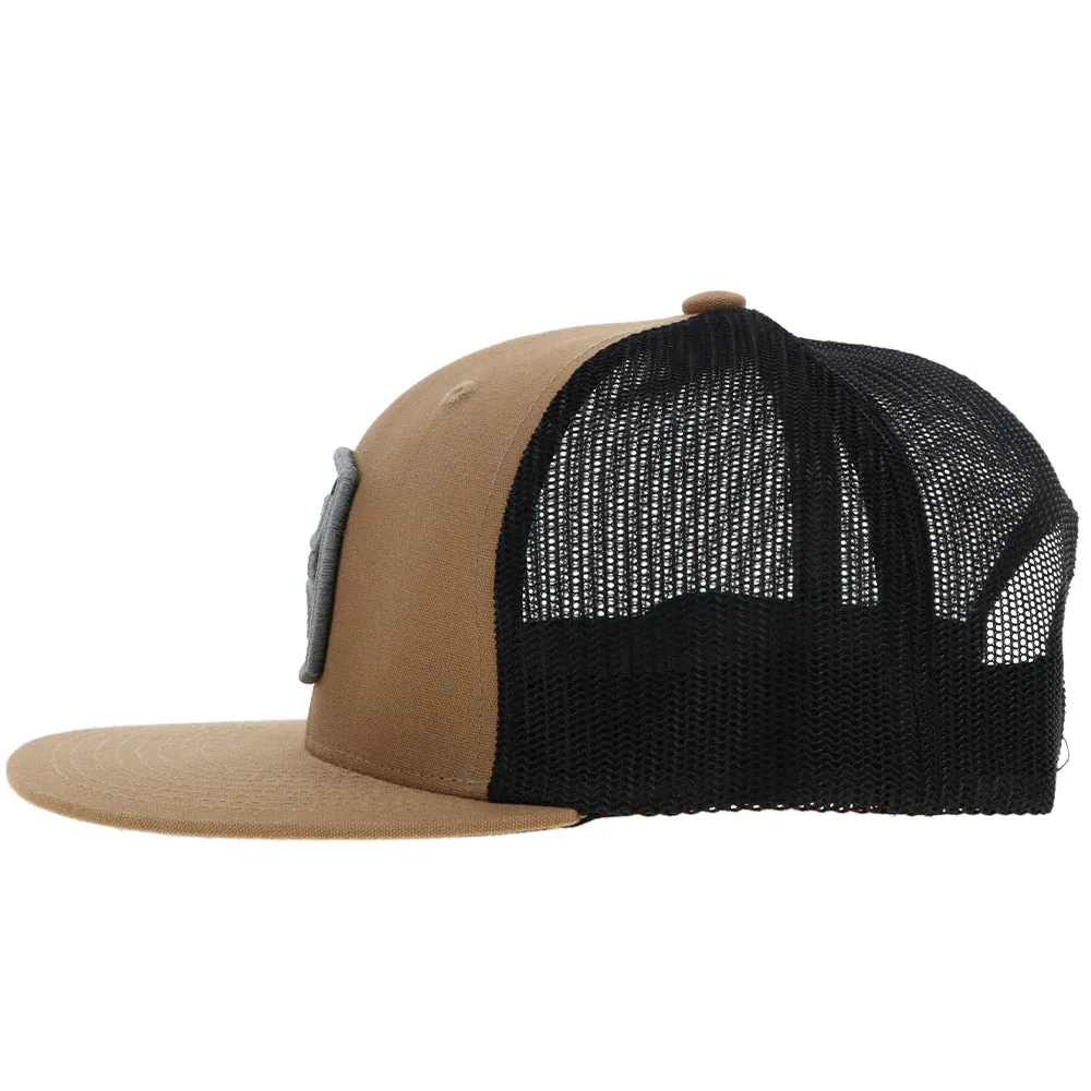 HOOEY ZENITH HAT TAN/BLACK W/BLACK & CHARCOAL PATCH