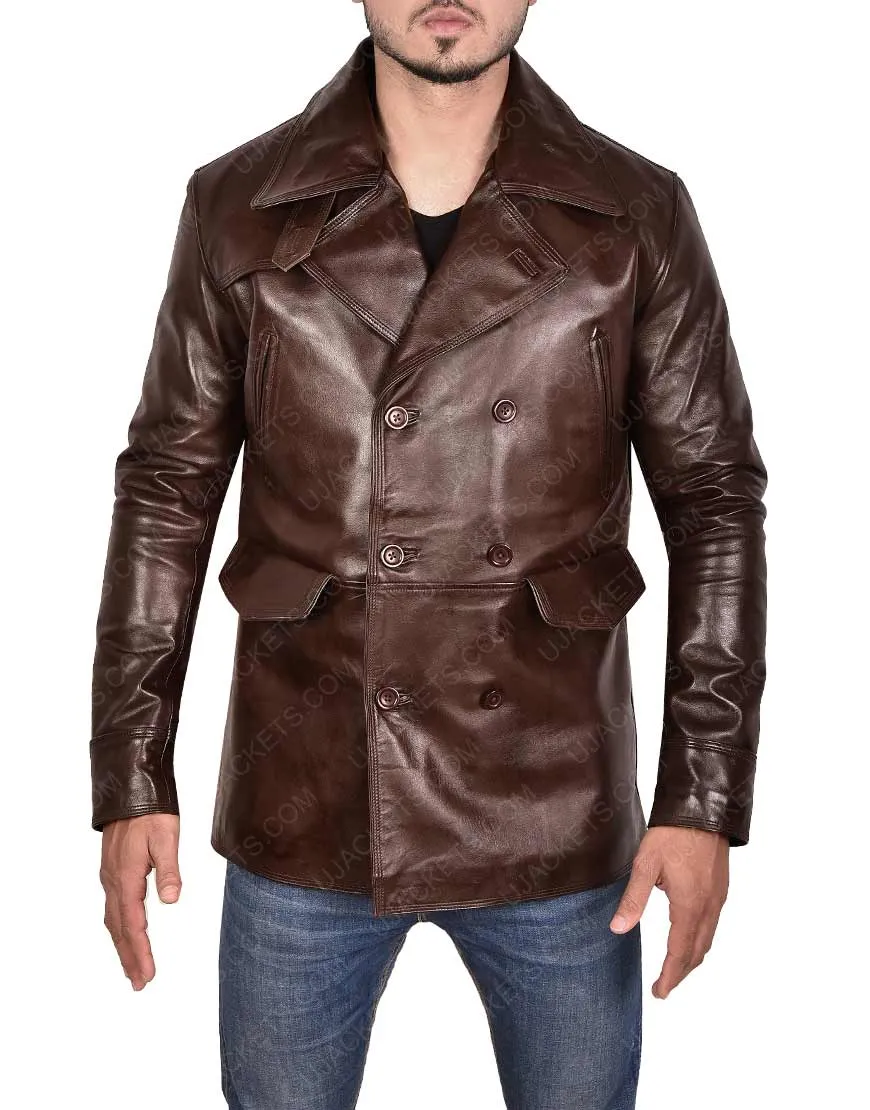 Inglourious Basterds Brad Pitt Leather Jacket - Brad Pitt Jacket