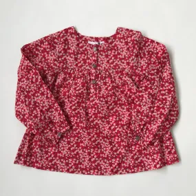 Jacadi Red Liberty Print Blouse: 2 Years (Brand New)