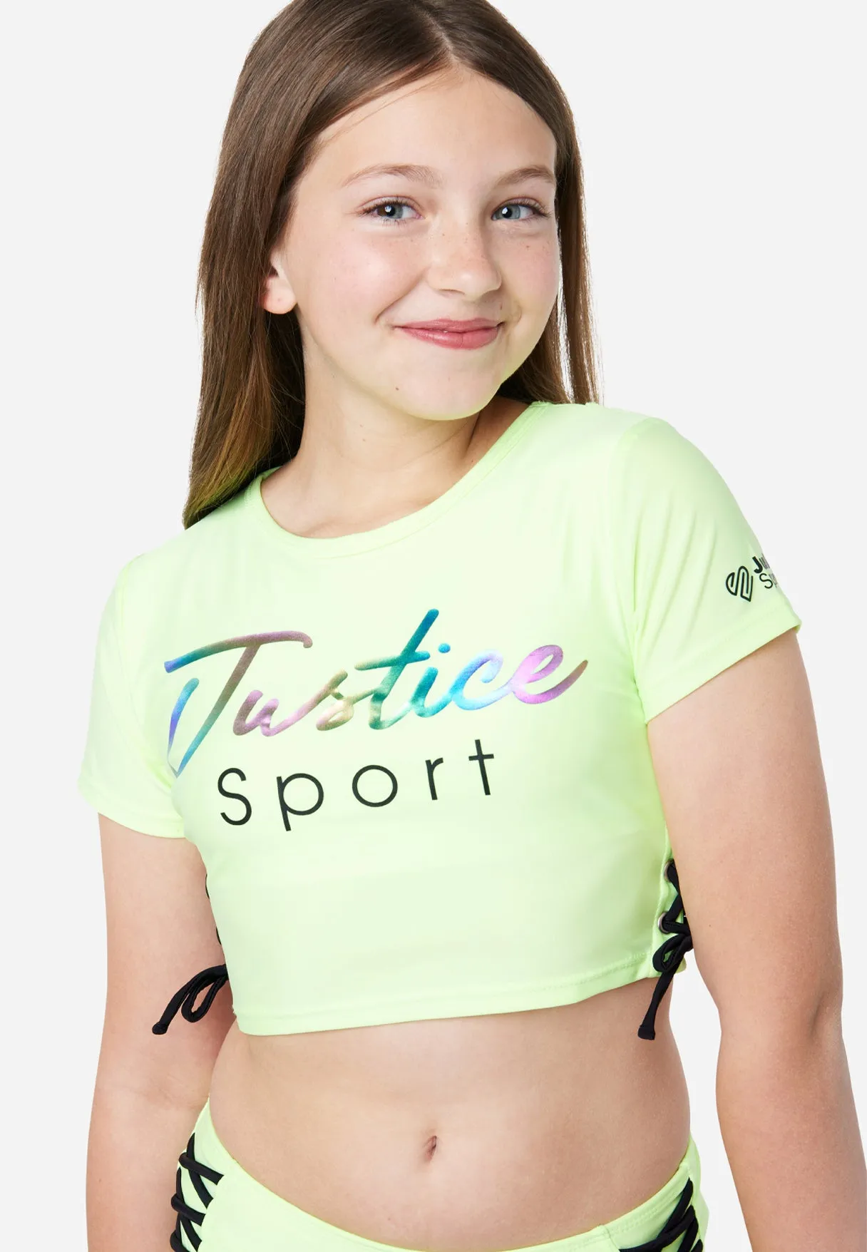 Justice Sport Lace Up Two-Piece