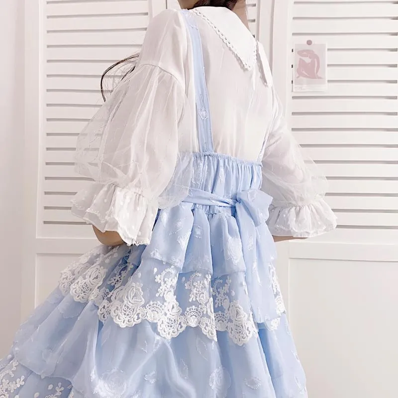 Kawaii Princess Tulle Accented Lolita Blouse