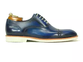 Lightweight Lace-up Cap Toe Oxford