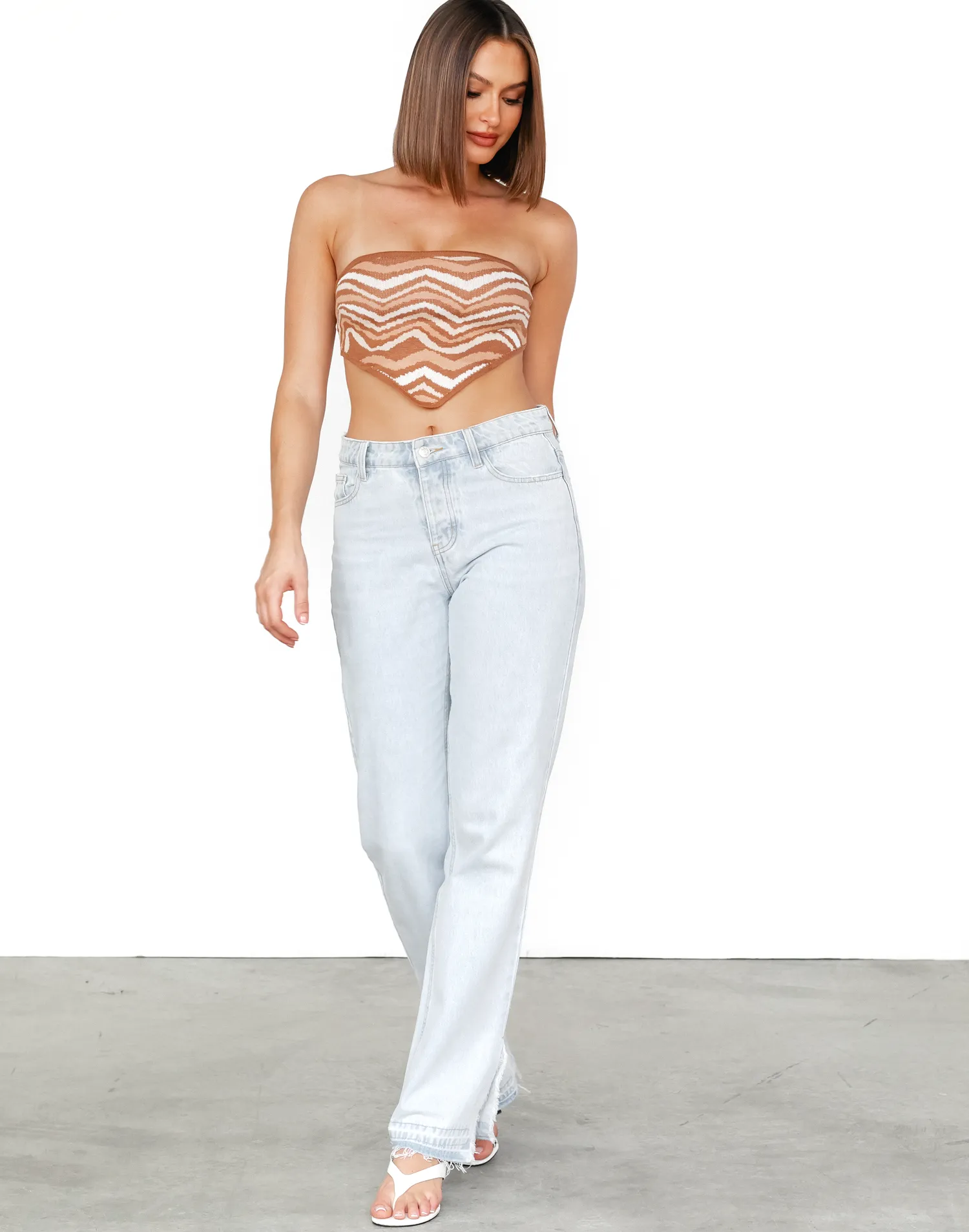 Mackenzie Crop Top (Print)