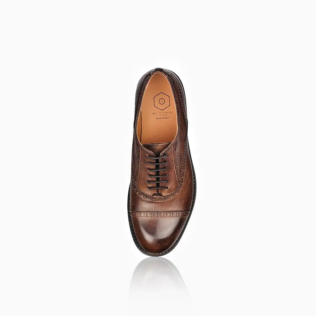 Men's Leather Brogue, Brown