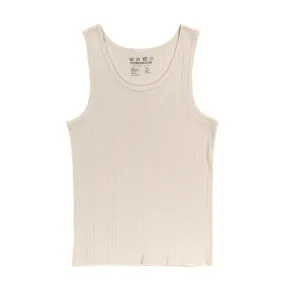 MFPEN RIB TANK TOP ECRU