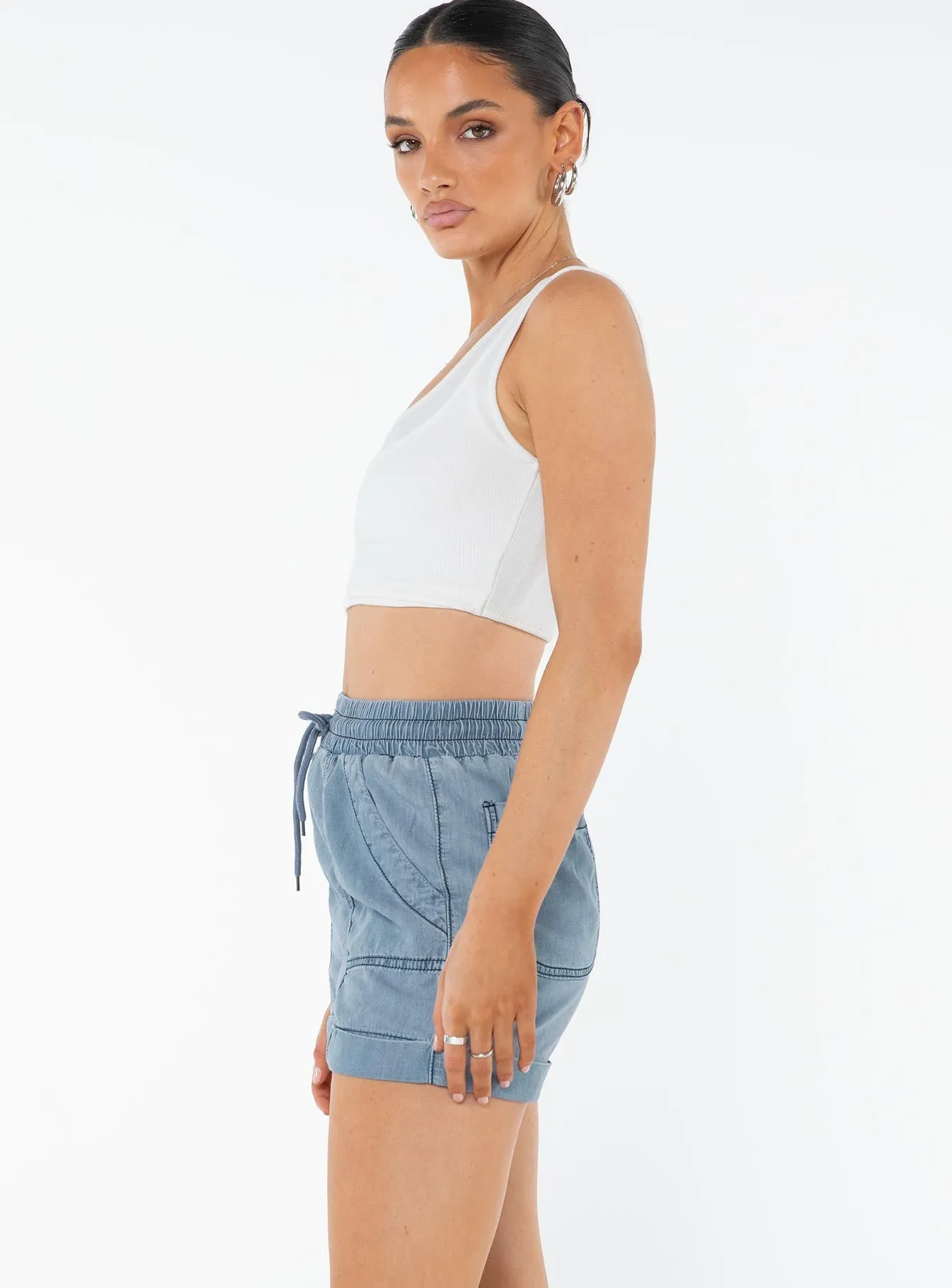 Milady Shorts Light Blue