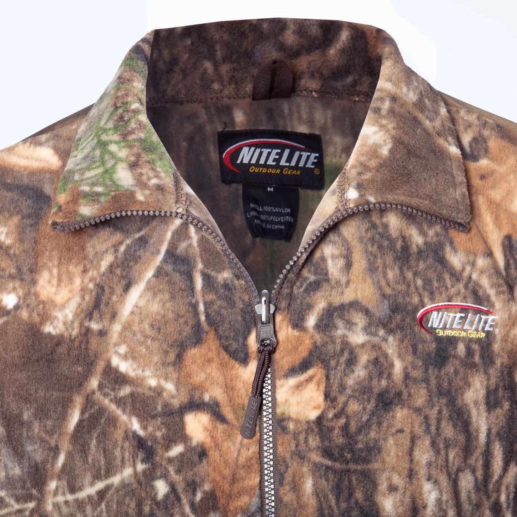 Nite Lite Elite Realtree Camo Zip Up Jacket