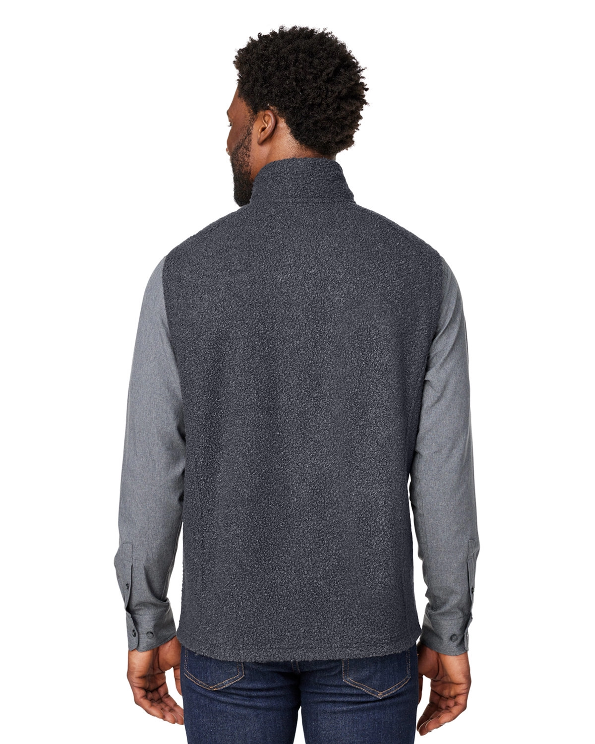 North End NE714 Men's Aura Sweater Fleece Vest SKU: NE714