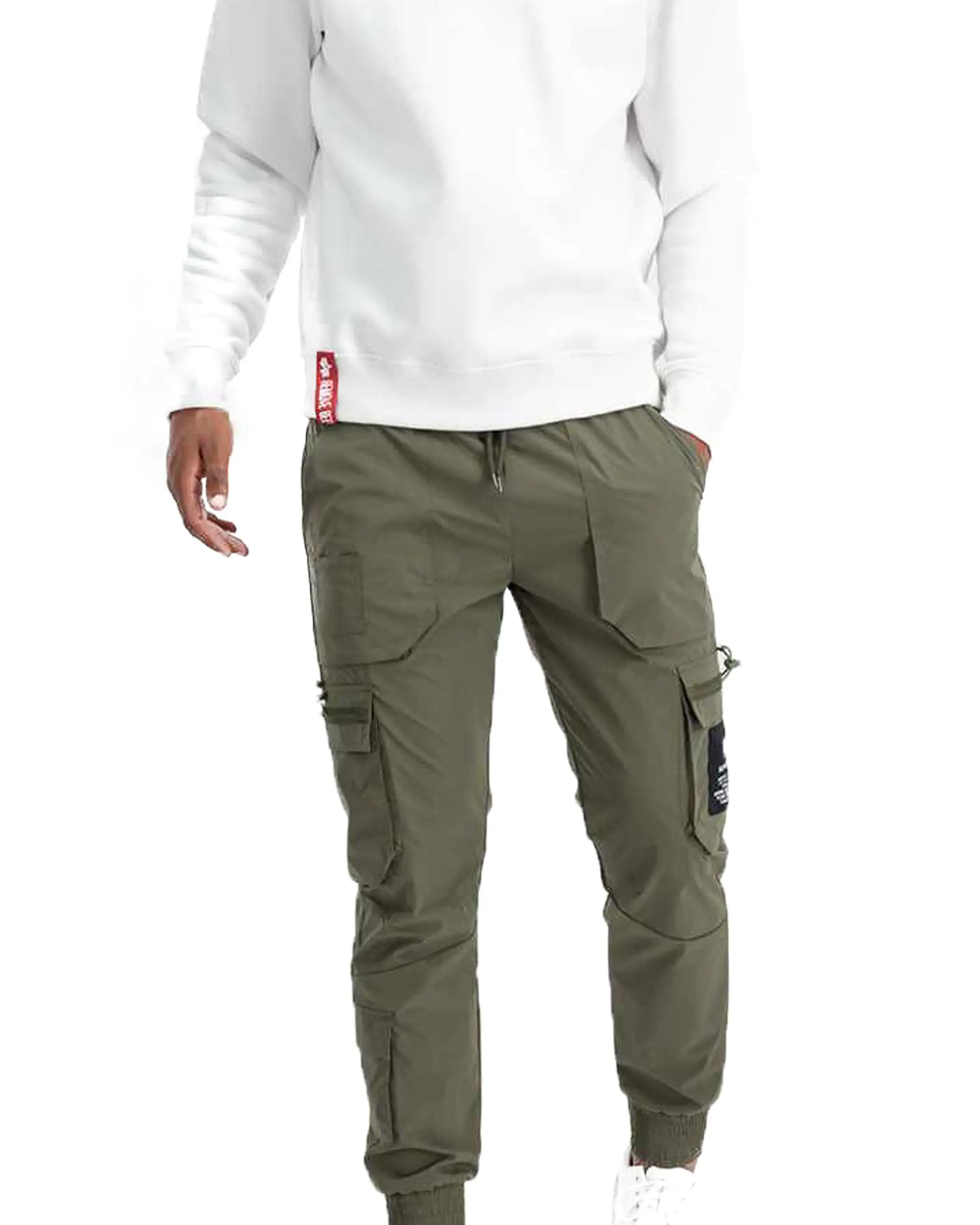 Pantalone Uomo Alpha Industries Cargo Jogger Verde