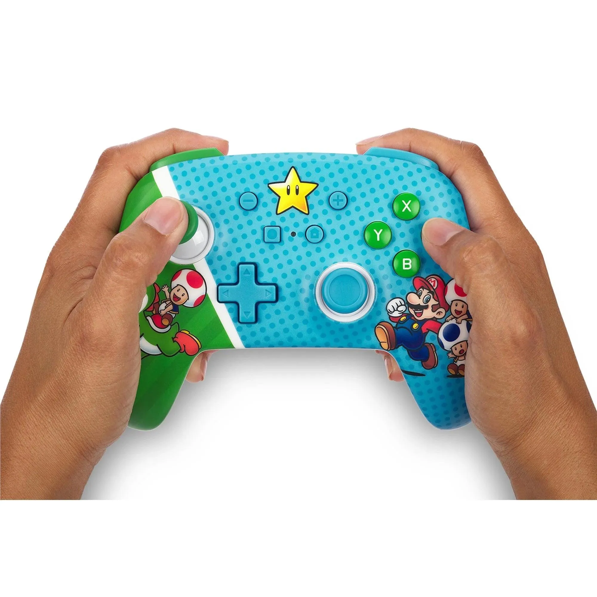 PowerA Enhanced Wireless Controller for Nintendo Switch Mario Super Star Friends