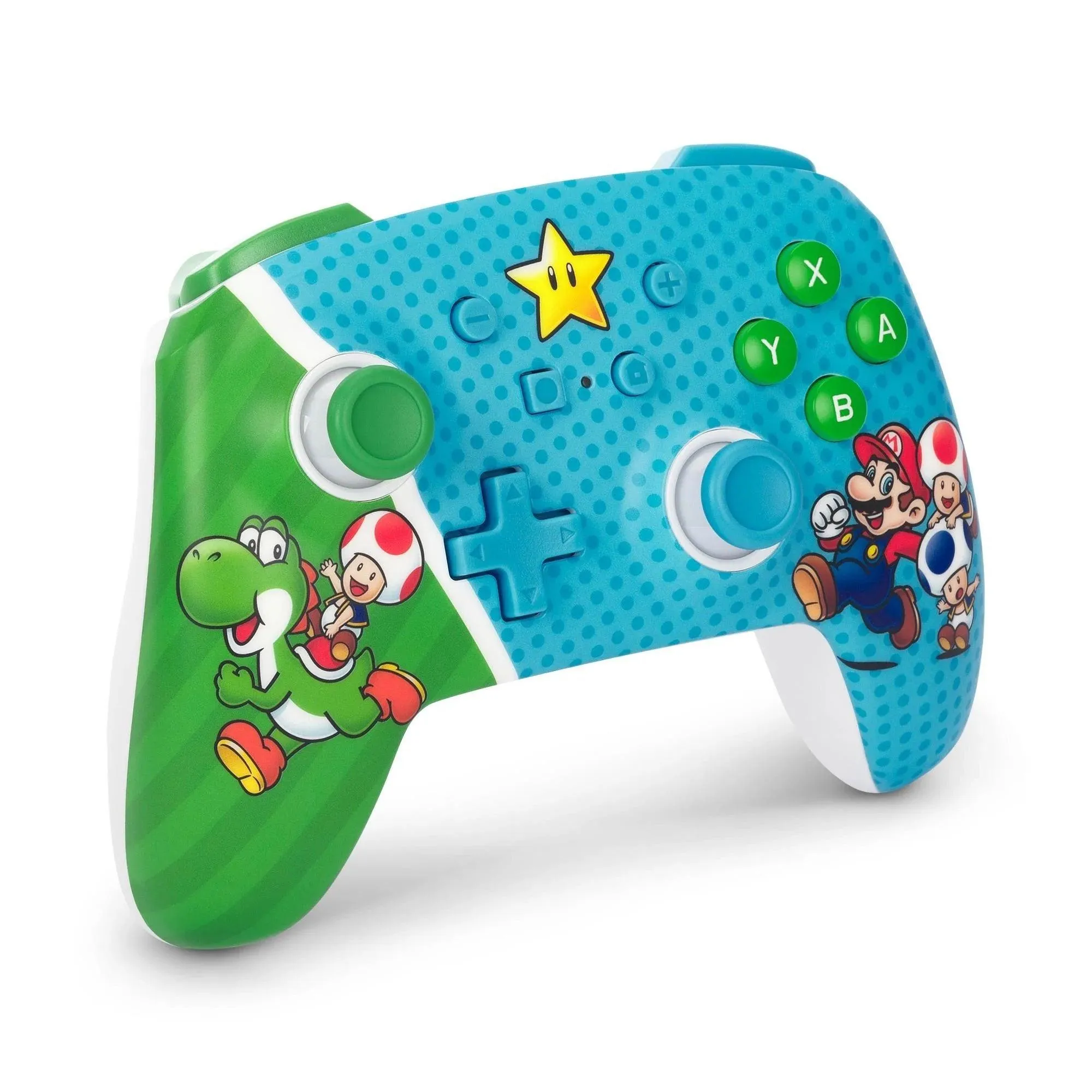 PowerA Enhanced Wireless Controller for Nintendo Switch Mario Super Star Friends