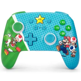 PowerA Enhanced Wireless Controller for Nintendo Switch Mario Super Star Friends