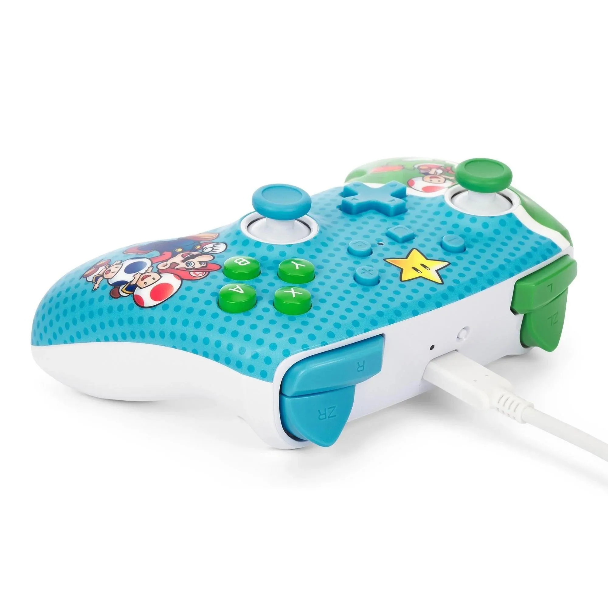 PowerA Enhanced Wireless Controller for Nintendo Switch Mario Super Star Friends