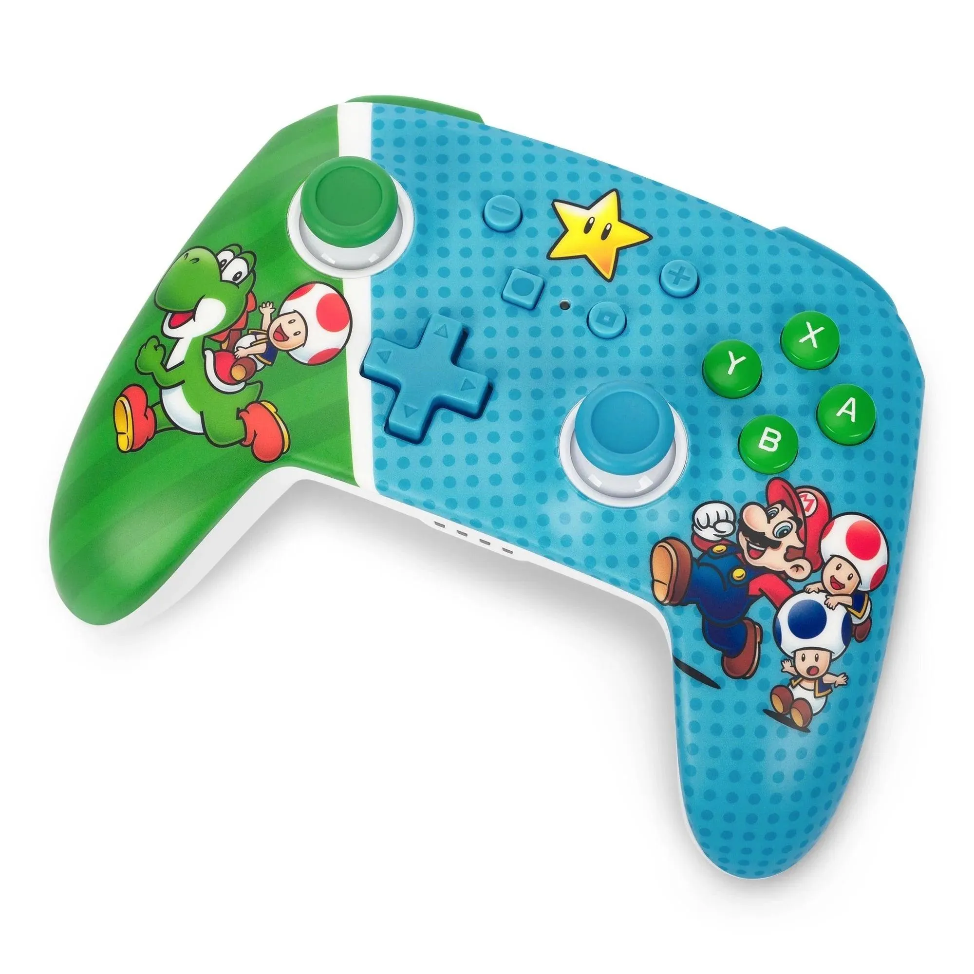 PowerA Enhanced Wireless Controller for Nintendo Switch Mario Super Star Friends