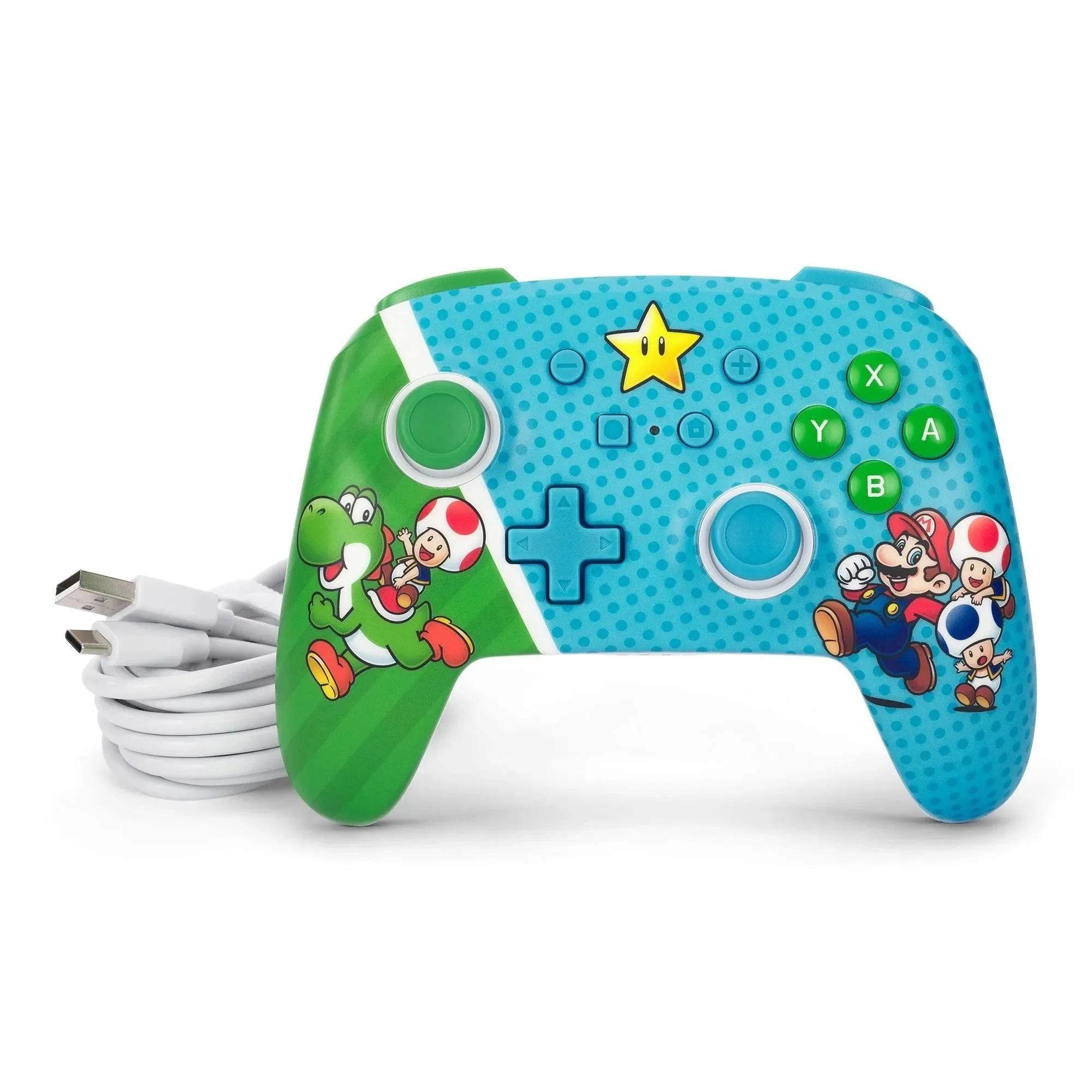 PowerA Enhanced Wireless Controller for Nintendo Switch Mario Super Star Friends