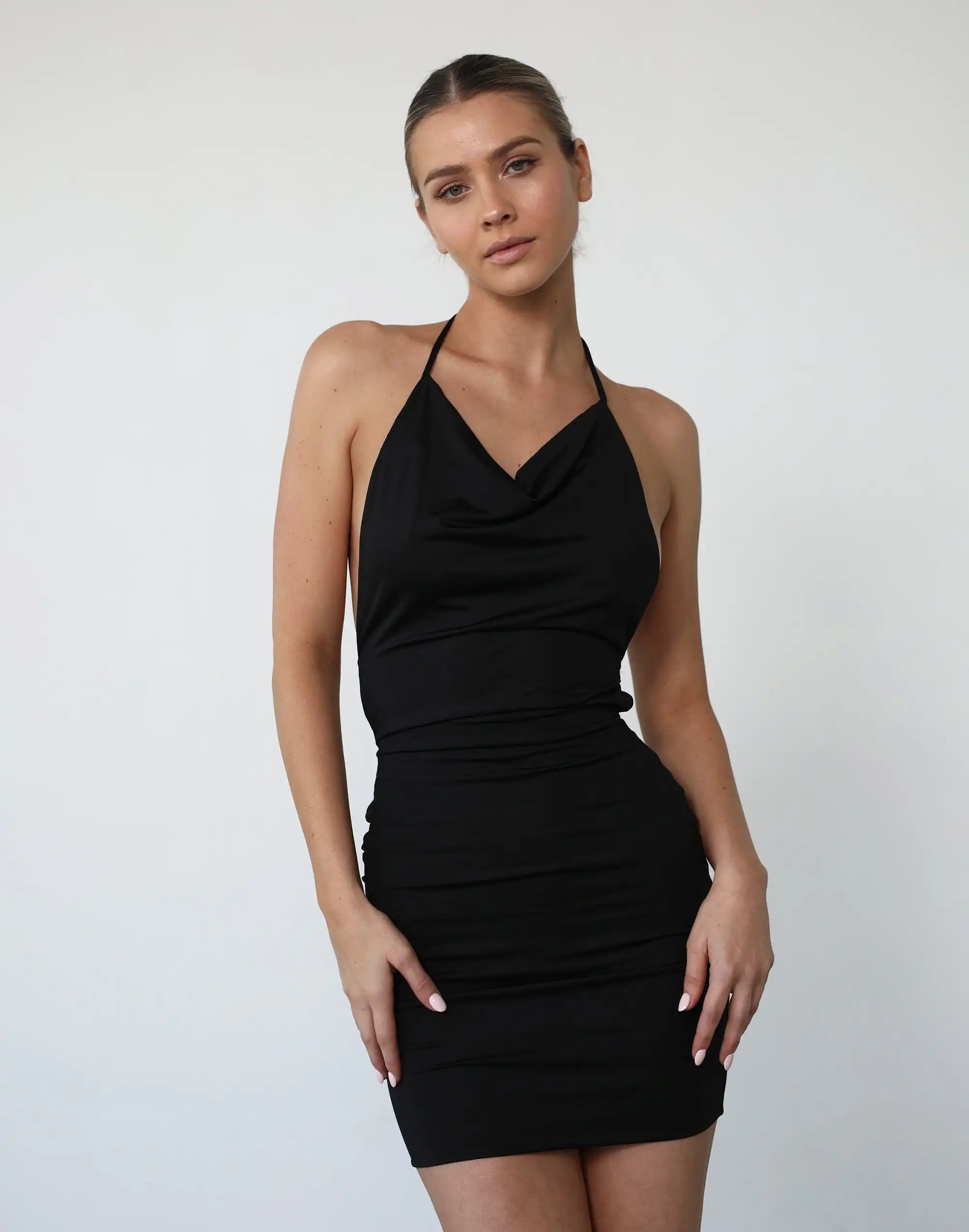 Raena Mini Dress (Black)