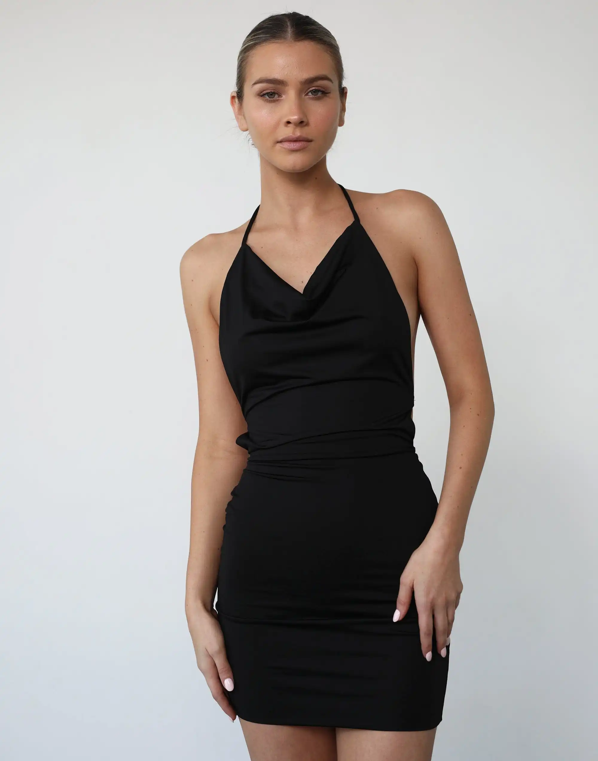 Raena Mini Dress (Black)