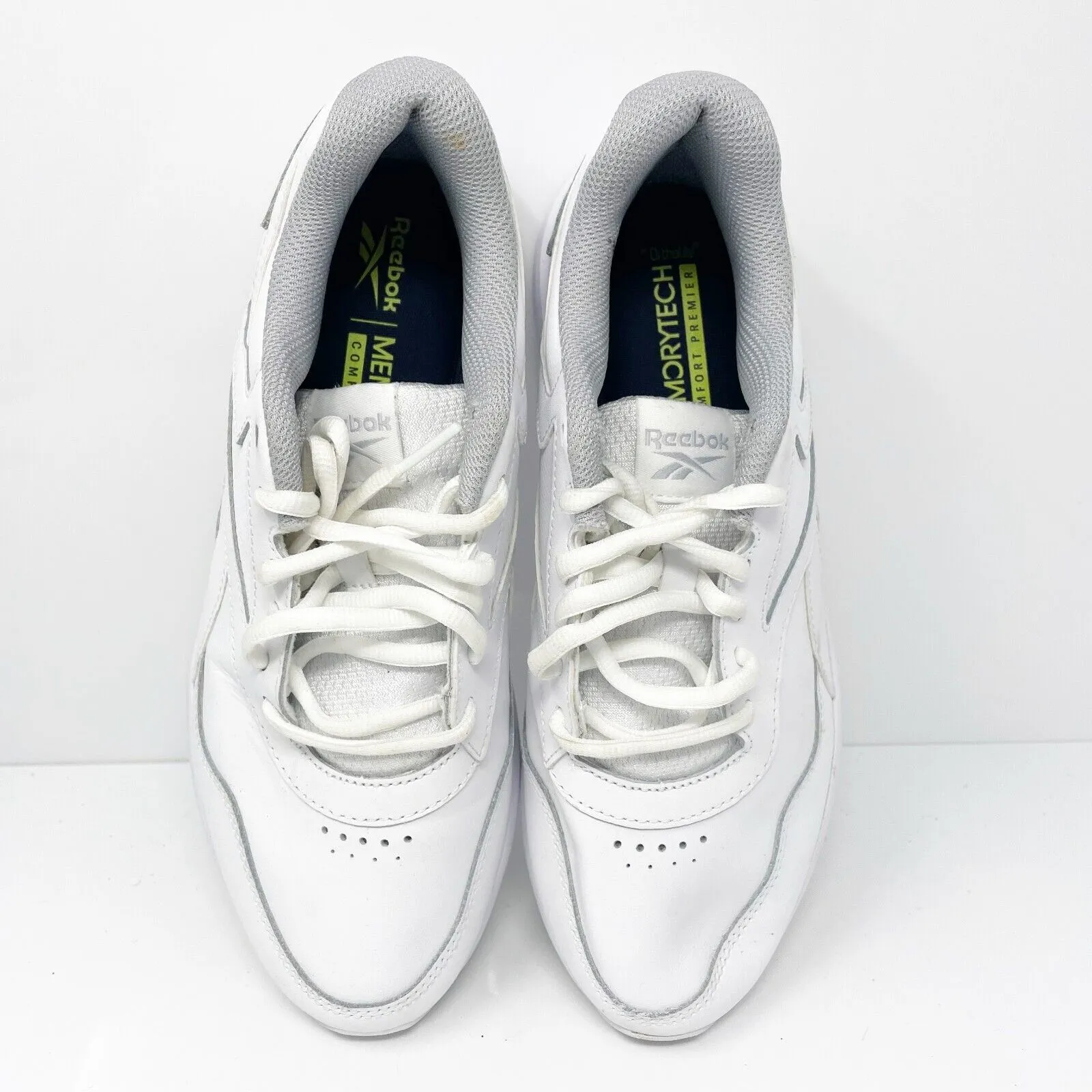 Reebok Womens Walk Ultra 7 DMX Max 100000468 White Casual Shoes Sneakers Size 8