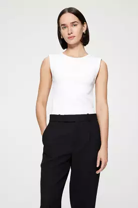 Rib Top - White