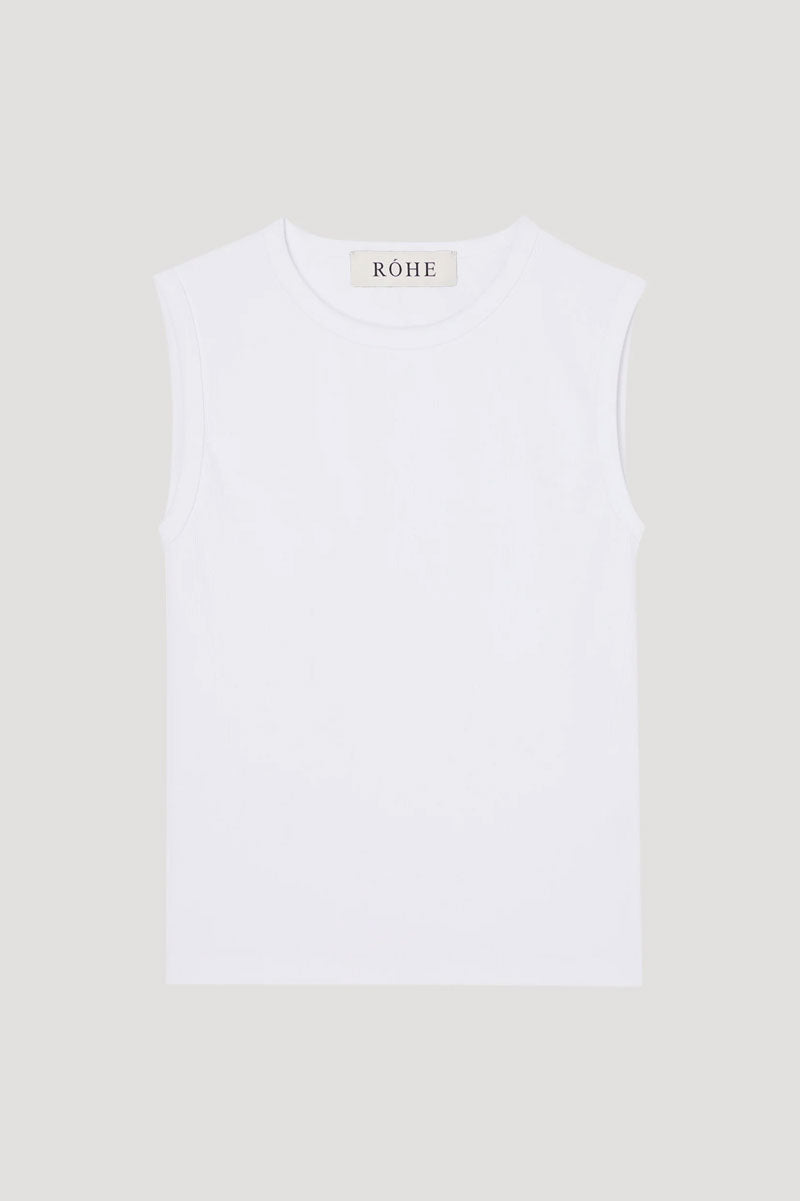 Rib Top - White