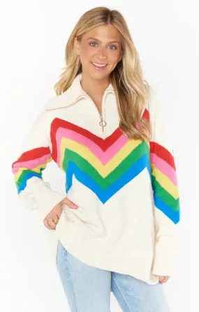 SHOW ME YOUR MUMU- Weston Half Zip Pullover