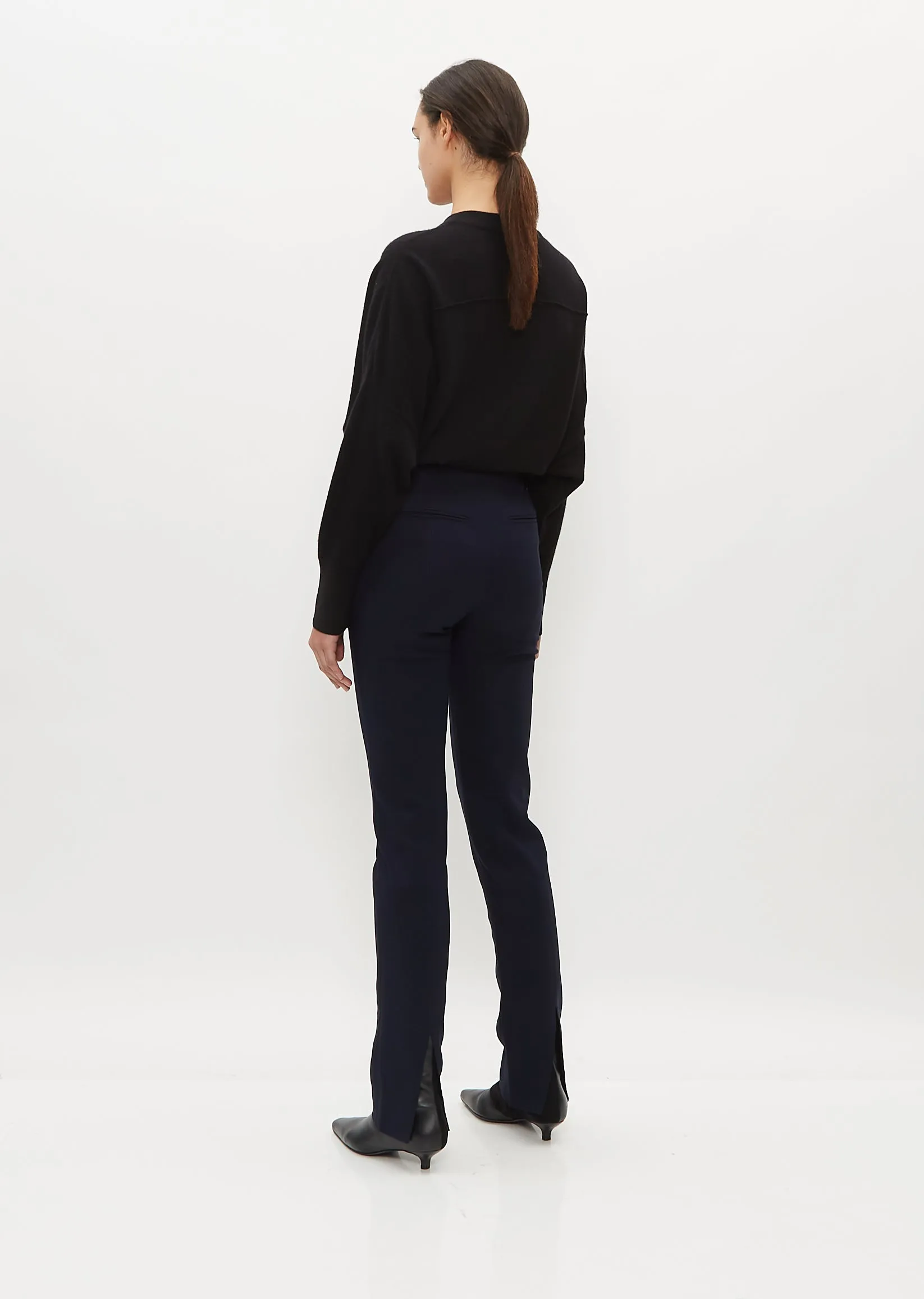 Slim Crepe Suit Trousers