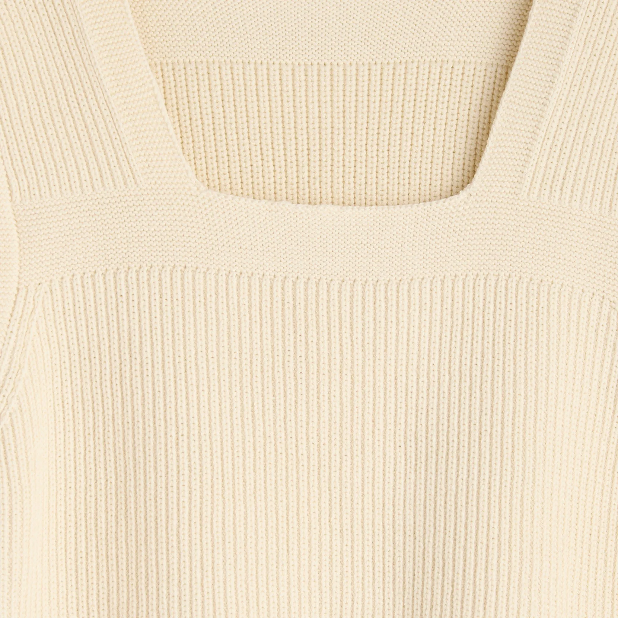 SOLO Mil Sweater Vest - Off White