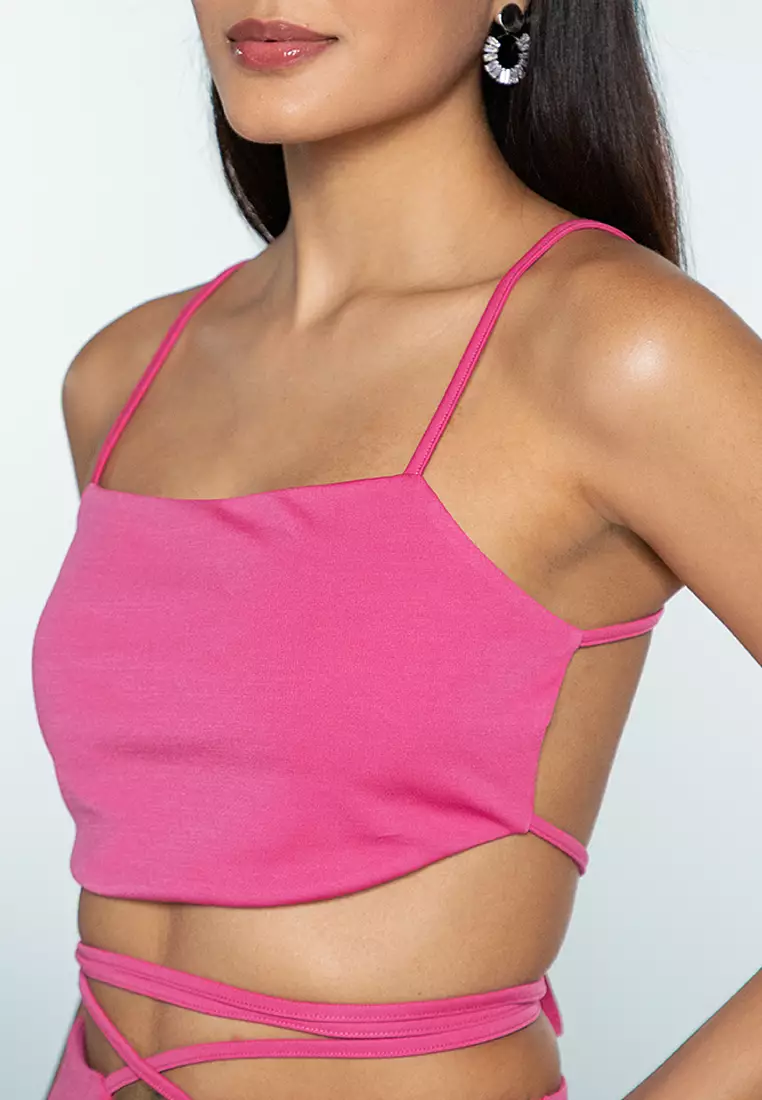 Stretchy Knit Crop Top