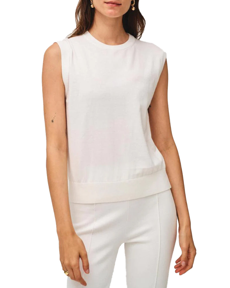 Superfine Organic Cotton Shell Top (White)