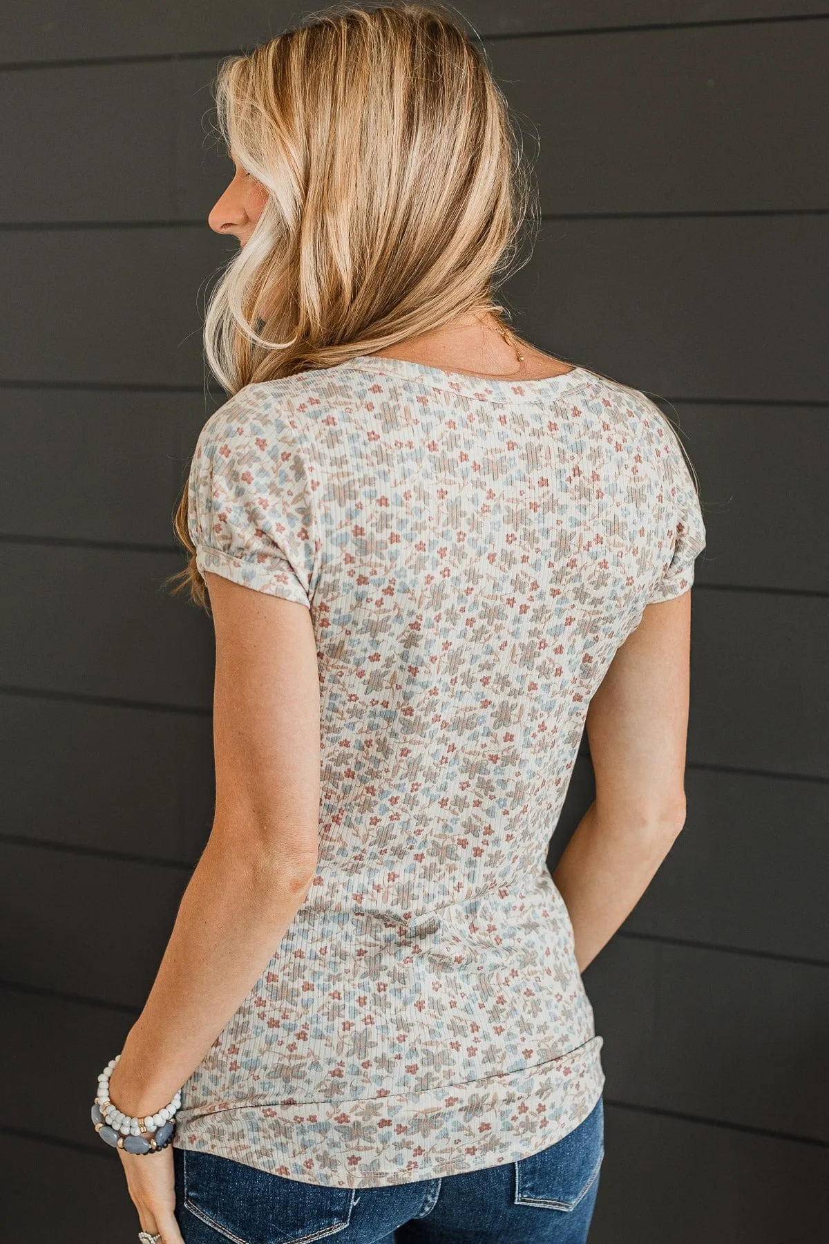 Sweetest Song Floral Top- Ivory