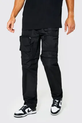 Tall Detachable Pocket And Leg Cargo Trousers