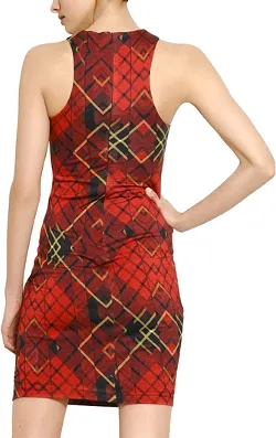 Tartan Print Dress