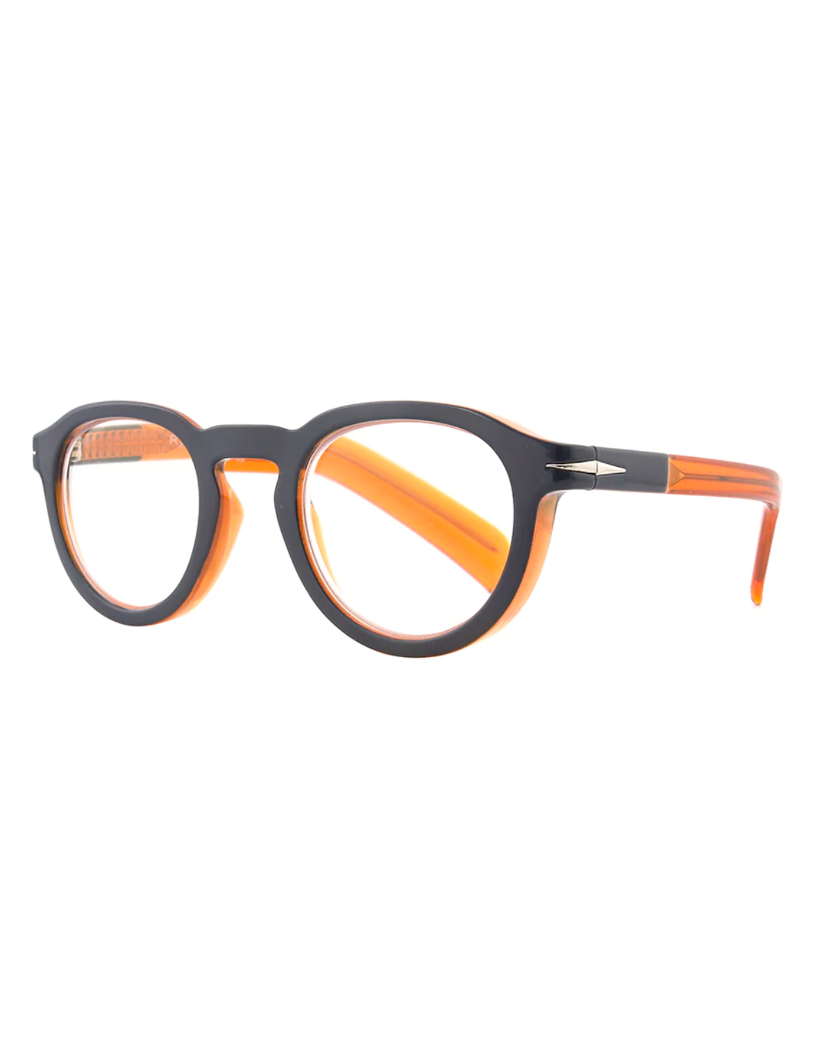 Theodore Blue Light Readers 1.50 (Navy Blue/Transparent Orange)