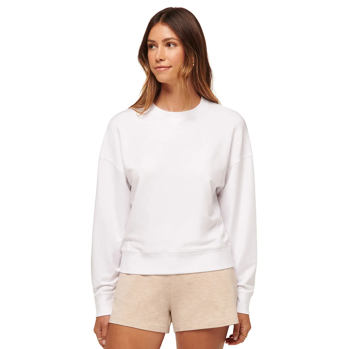 TravisMathew Ladies Cloud Terry Crew Sweater