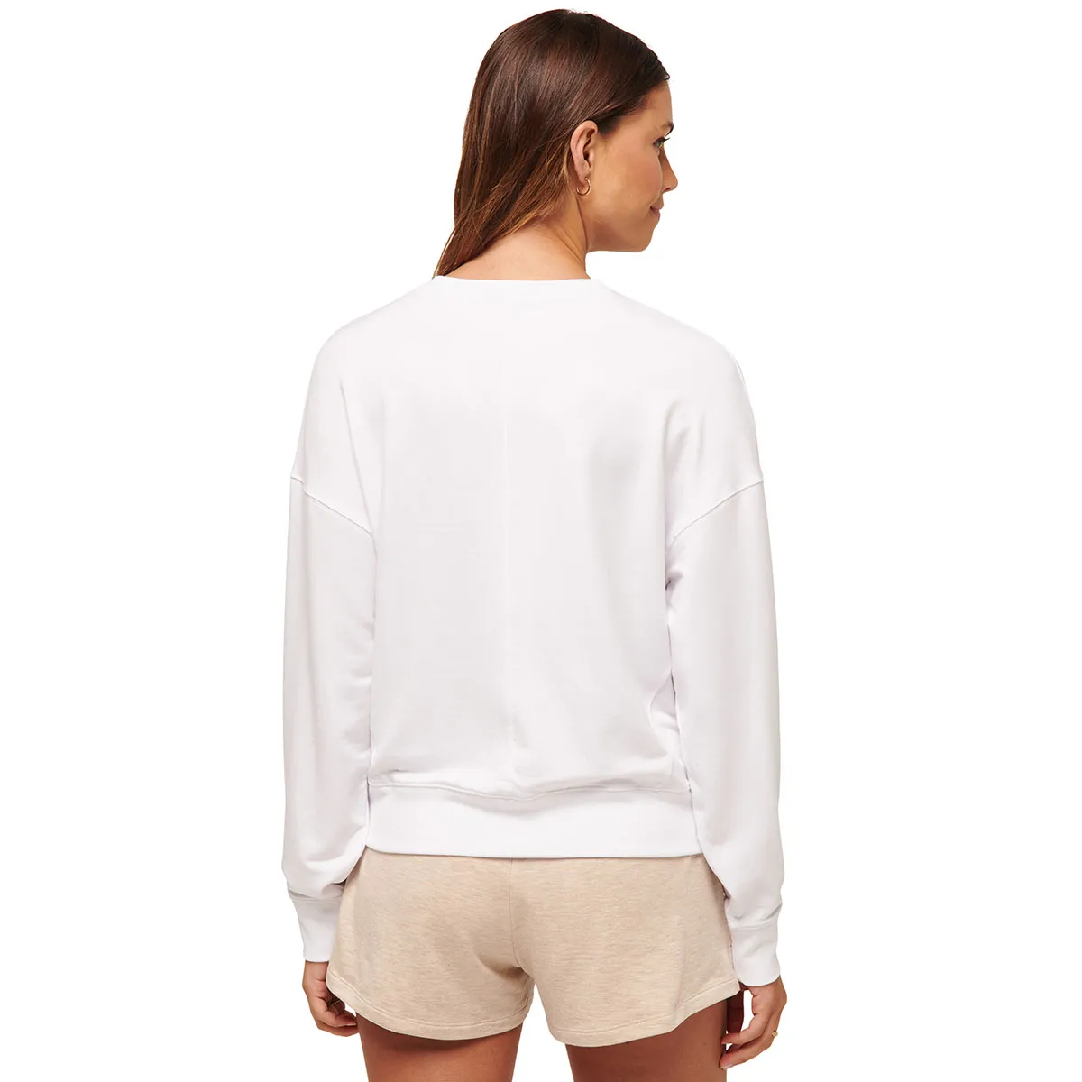 TravisMathew Ladies Cloud Terry Crew Sweater